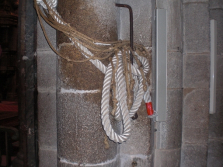 Corde per muovere il Turibolo nella cattedrale
